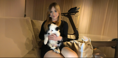 Fiona Pinar, atleta paralímpica: “Cuando no me apetecía salir con mis amigas después de la amputación, mi border collie, Max, tiró de mí, siempre estuvo a mi lado”